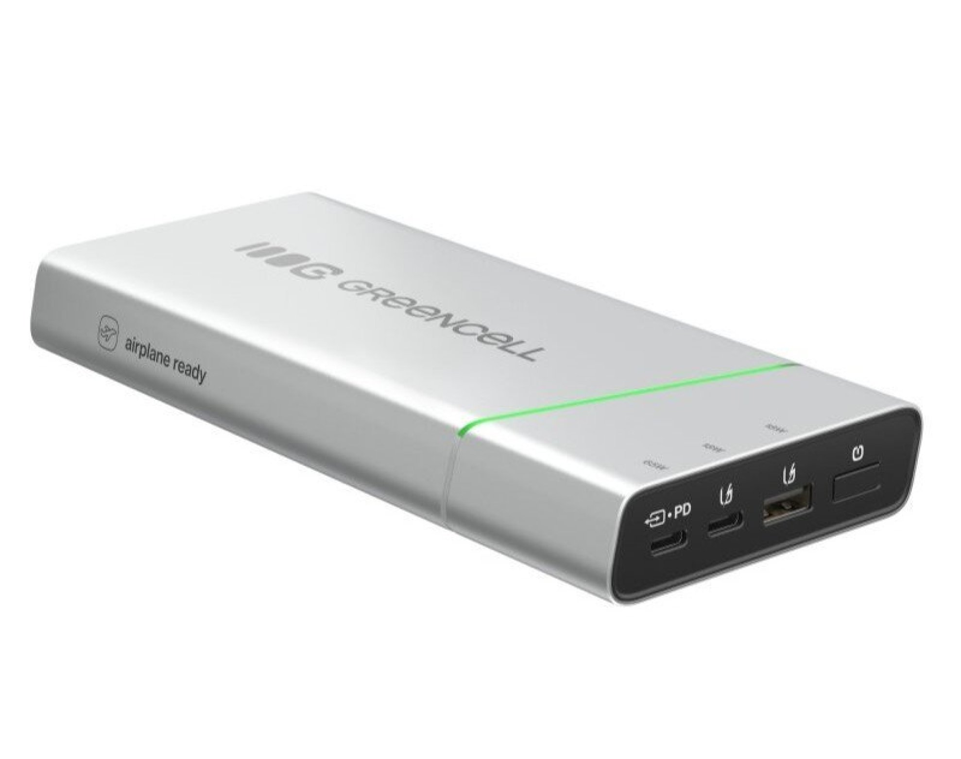 Powerbank GREENCELL PowerPlay Pro 20800 mAh 65W Srebrny