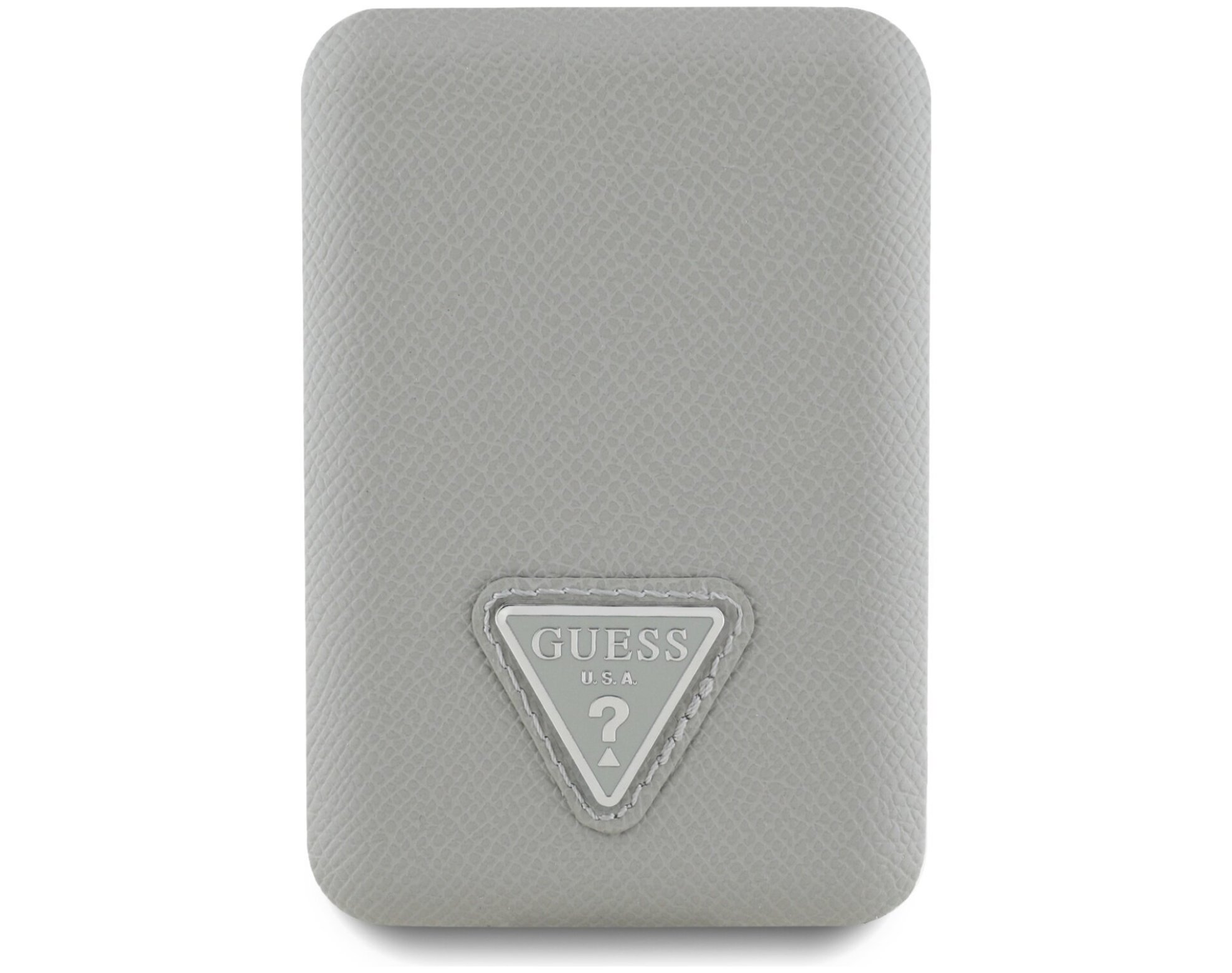 Powerbank GUESS Grained Triangle MagSafe 5000 mAh 20W Beżowy