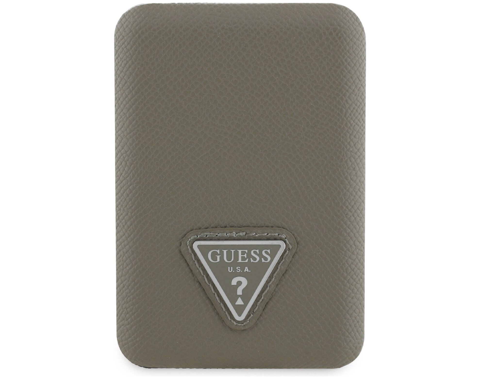 Powerbank GUESS Grained Triangle MagSafe 5000 mAh 20W Brązowy
