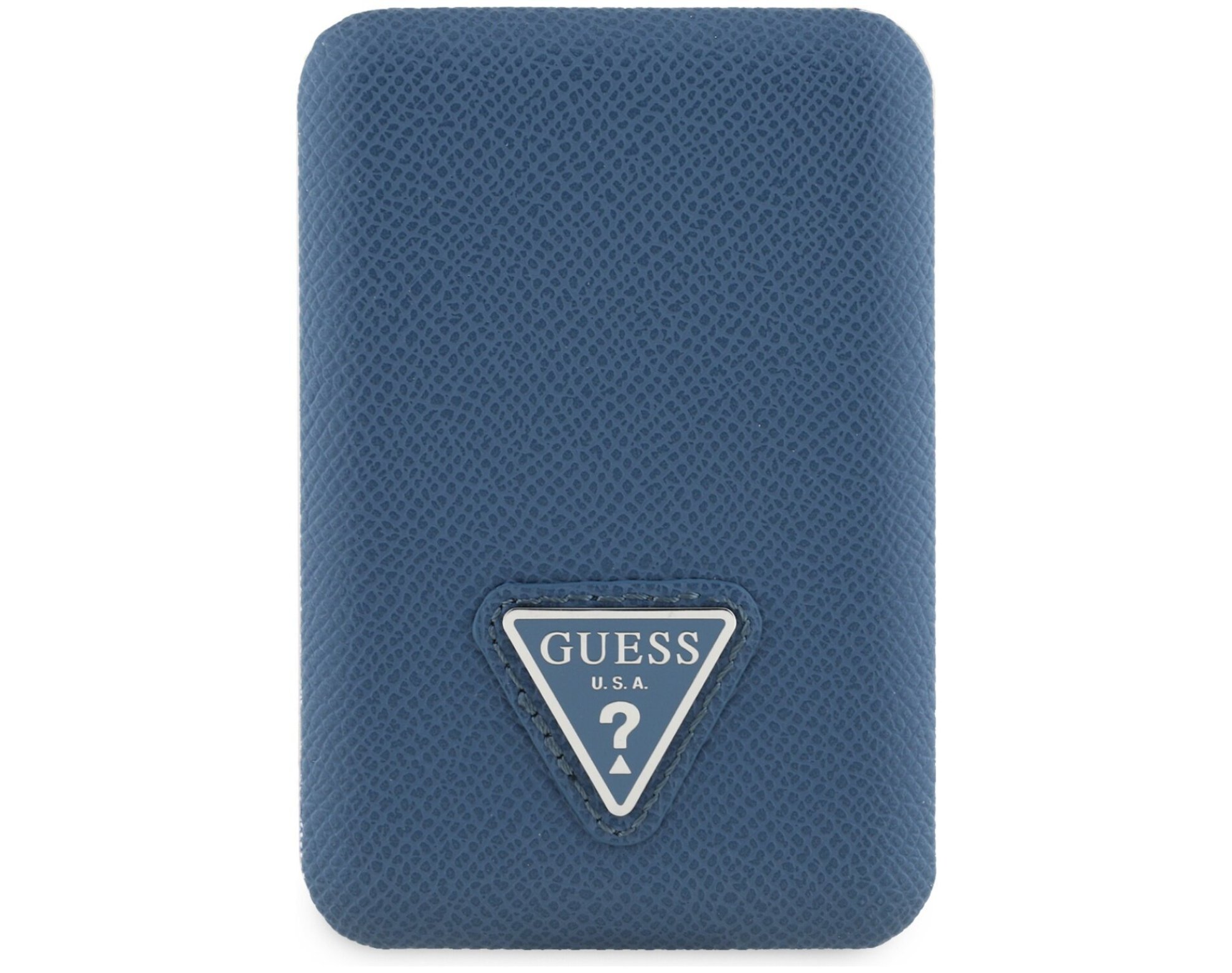 Powerbank GUESS Grained Triangle MagSafe 5000 mAh 20W Niebieski