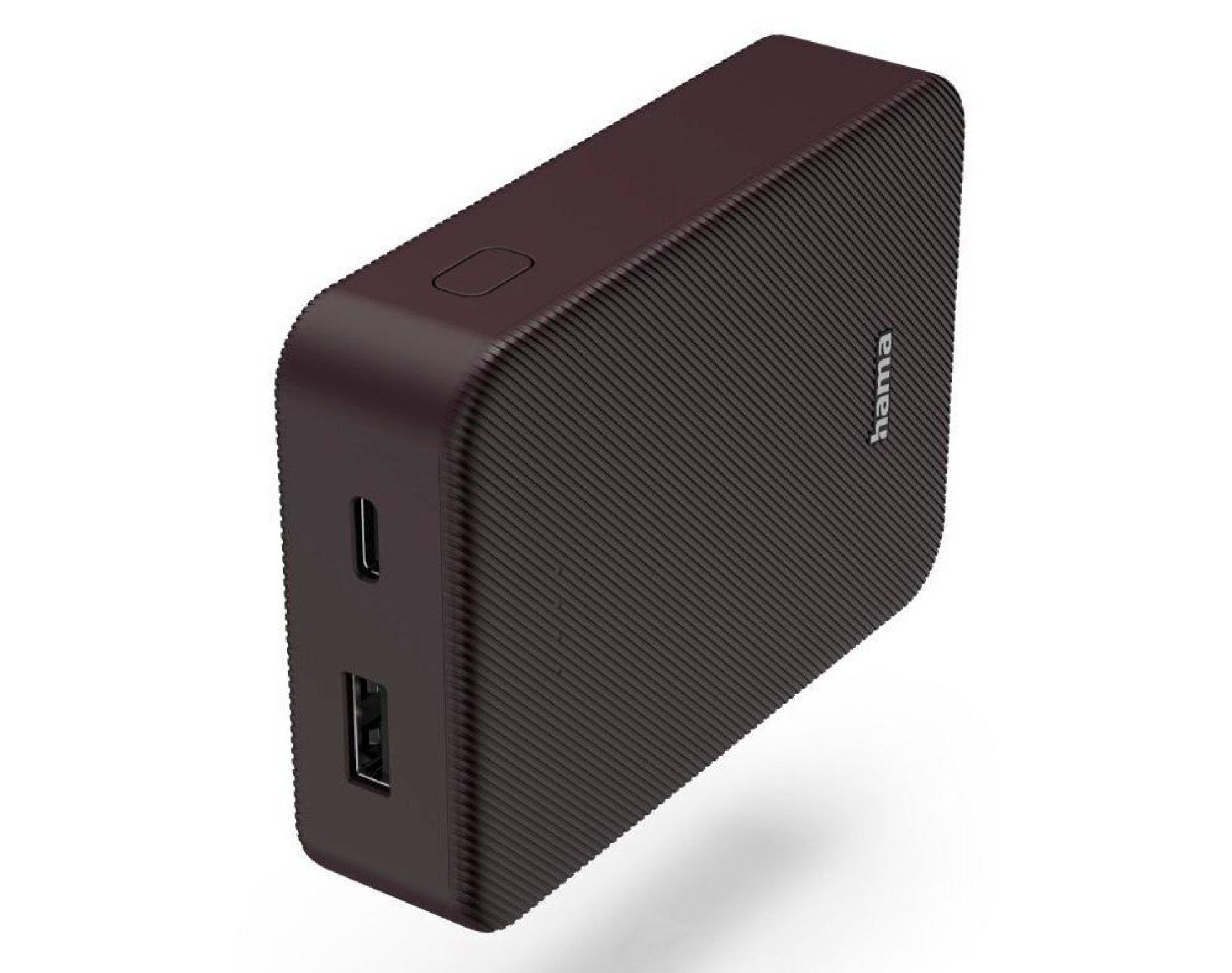 Powerbank HAMA Color 10 10000 mAh Bordowy