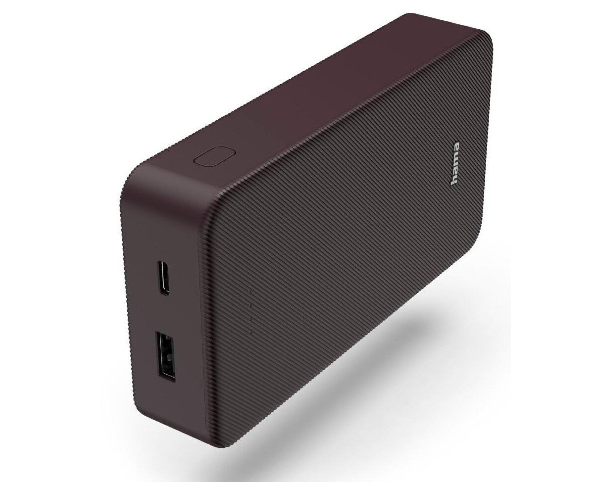 Powerbank HAMA Color 20 20000 mAh Bordowy