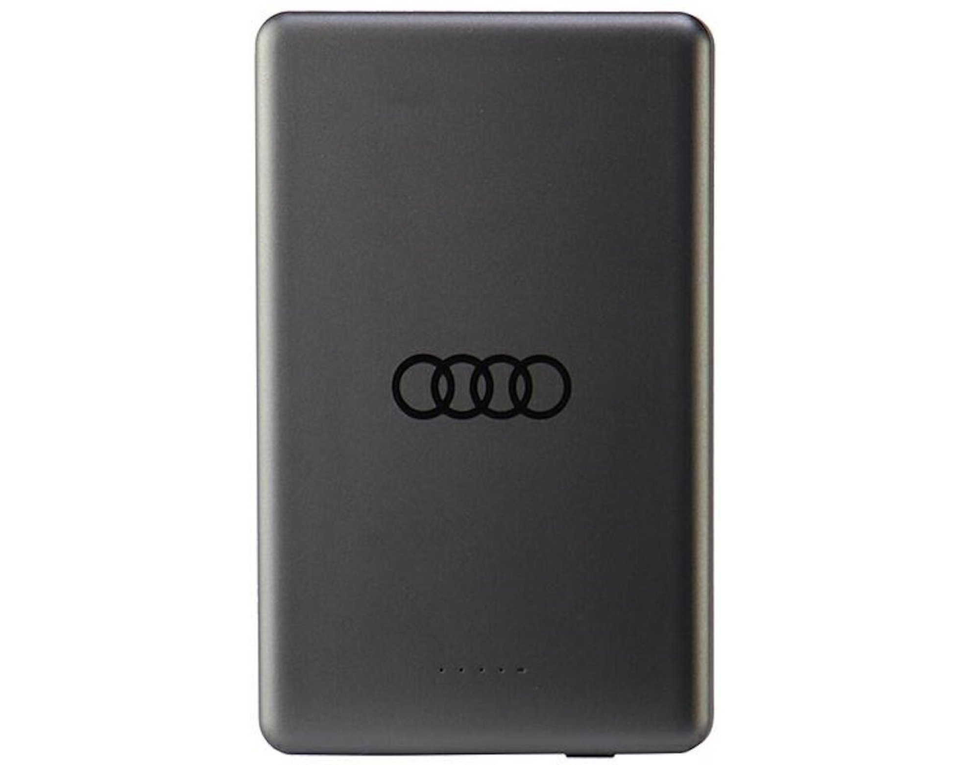 Powerbank indukcyjny AUDI Big Logo MagSafe 5000 mAh 15W Szary