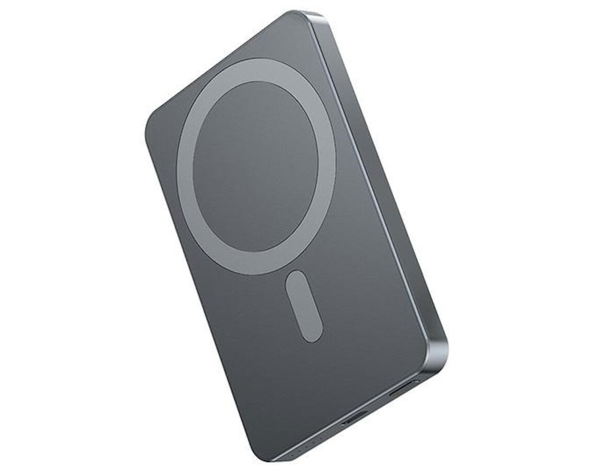 Powerbank indukcyjny AWEI MagSafe P112K 5000mAh 15W Szary