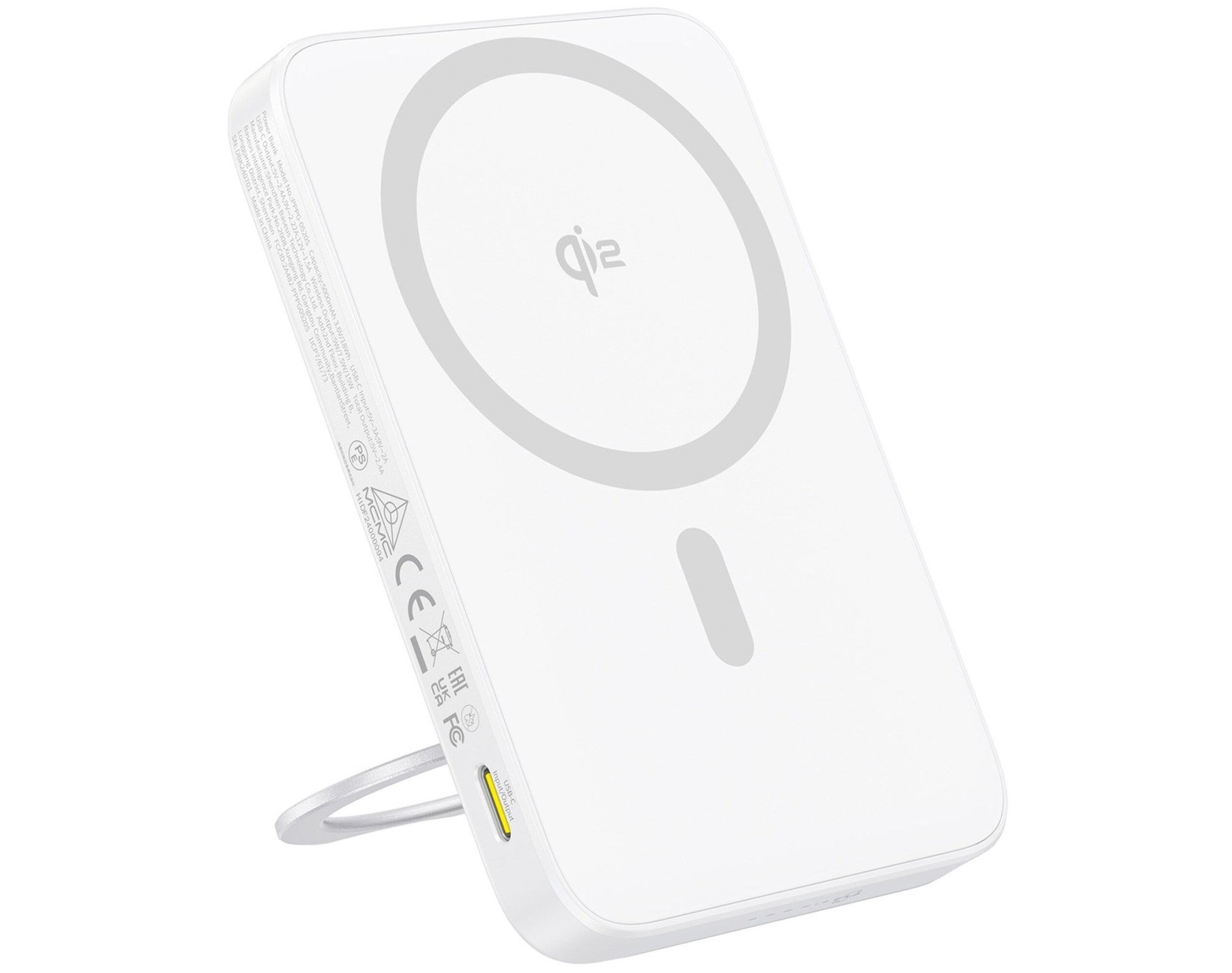 Powerbank indukcyjny BASEUS PicoGo Qi2 5000 mAh 20W Biały