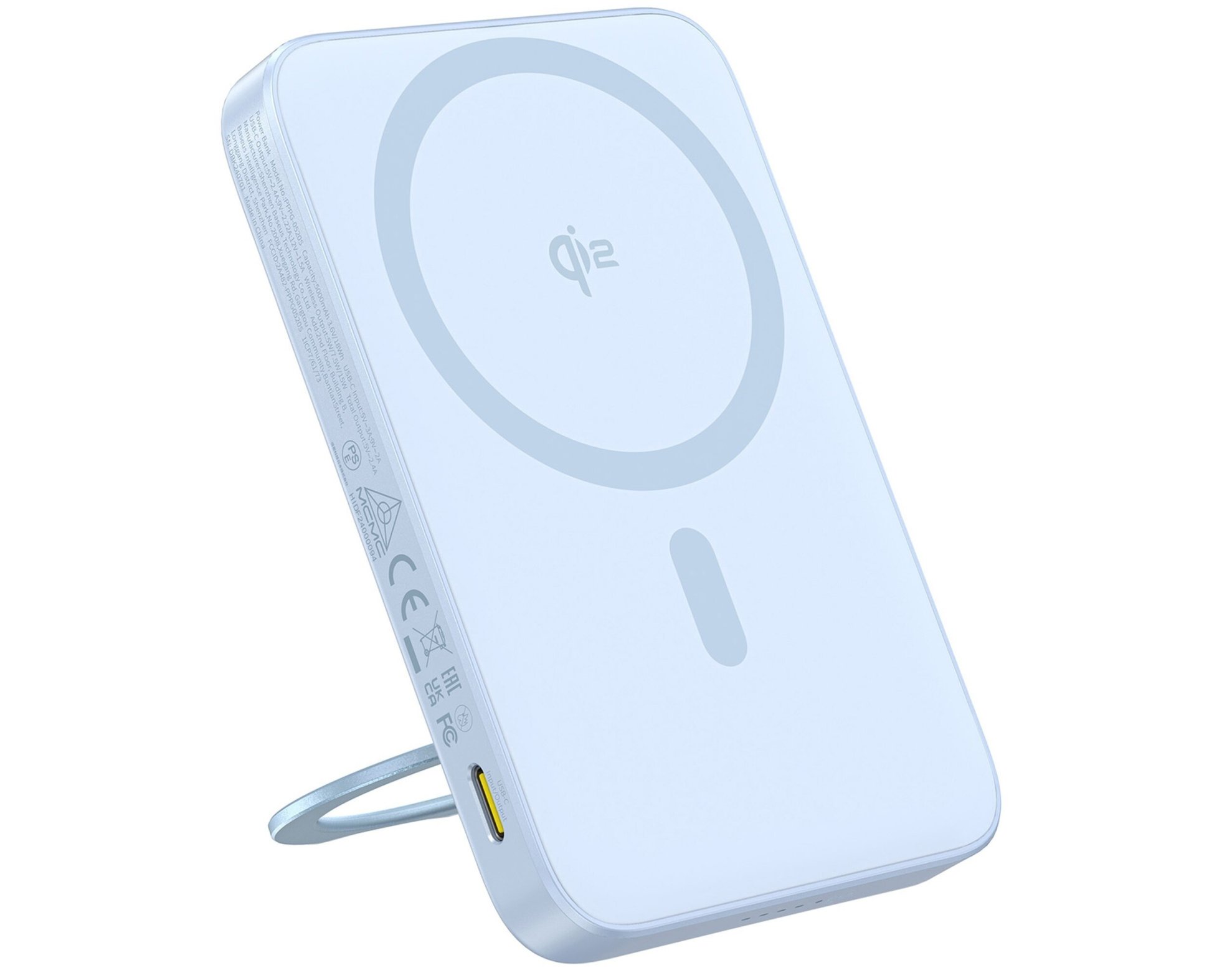 Powerbank indukcyjny BASEUS PicoGo Qi2 5000 mAh 20W Niebieski