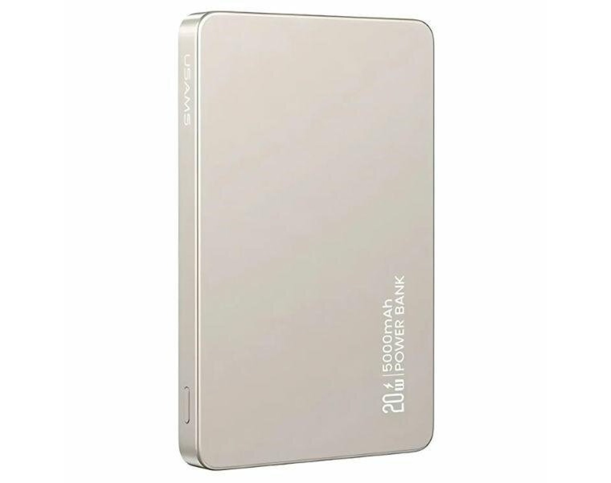 Powerbank indukcyjny USAMS CD231 CY Series DP Fast Charge 5000 mAh 20W Tytanowy