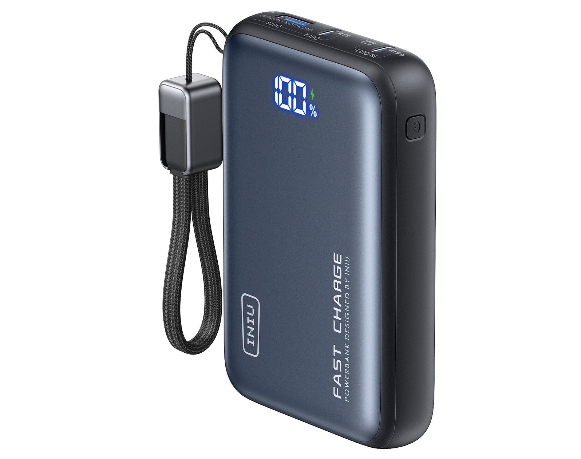 Powerbank INIU Leopard Power 20000 mAh 65W Czarny
