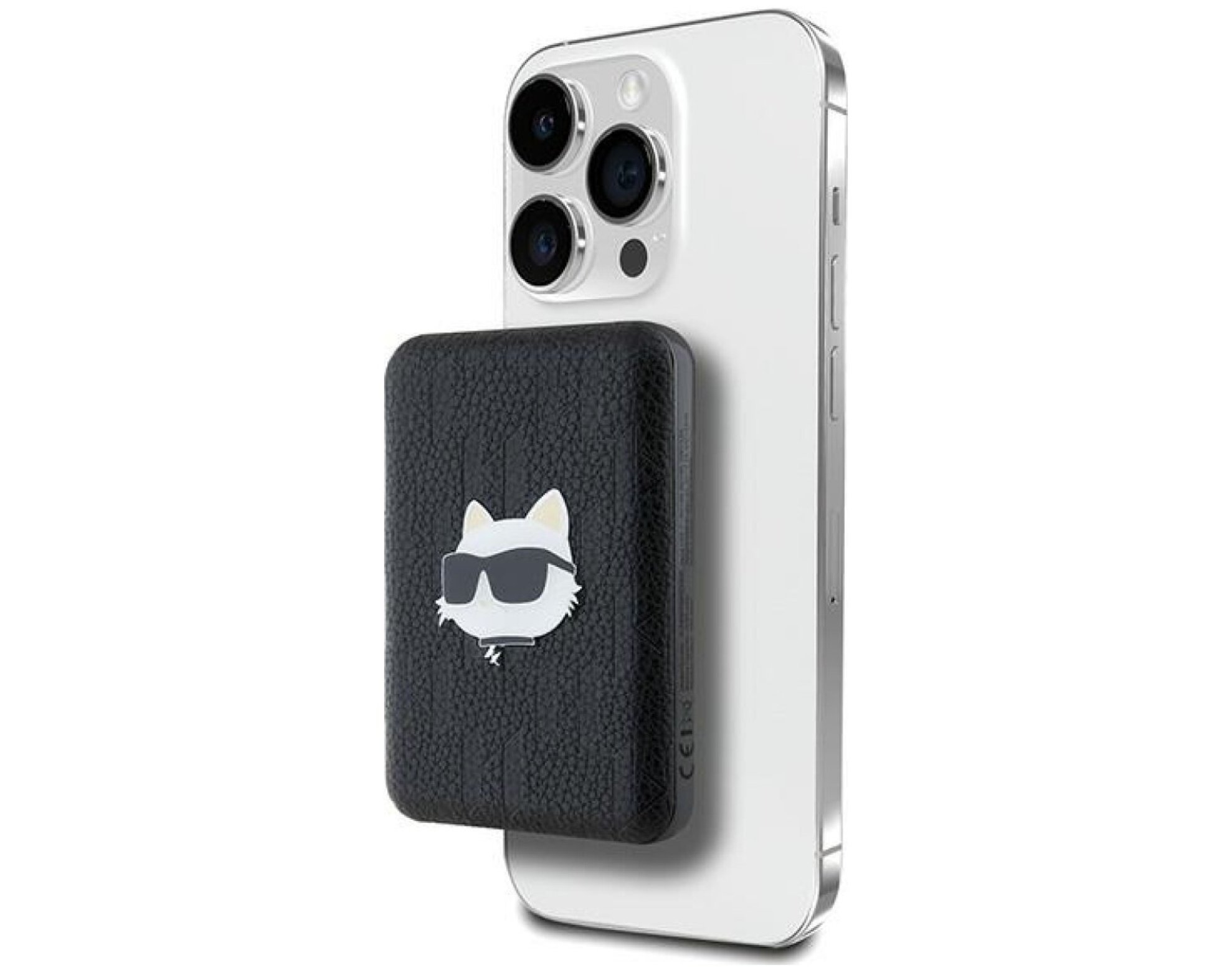 Powerbank KARL LAGERFELD Choupette Head Pin MagSafe 5000mAh 16W Czarny