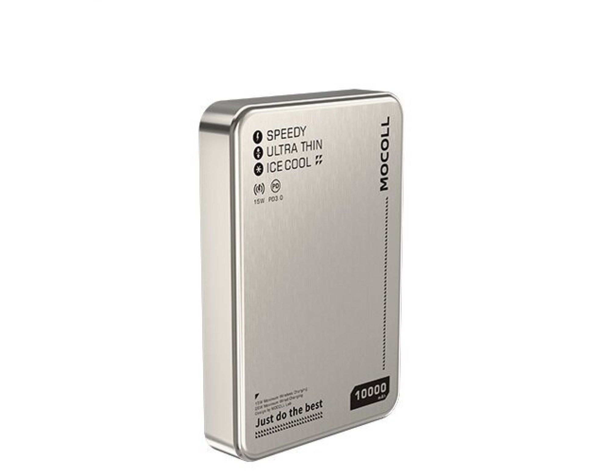 Powerbank MOCOLL Ultra Slim Tiny Icy Crystal 10000 mAh 20W Złoty