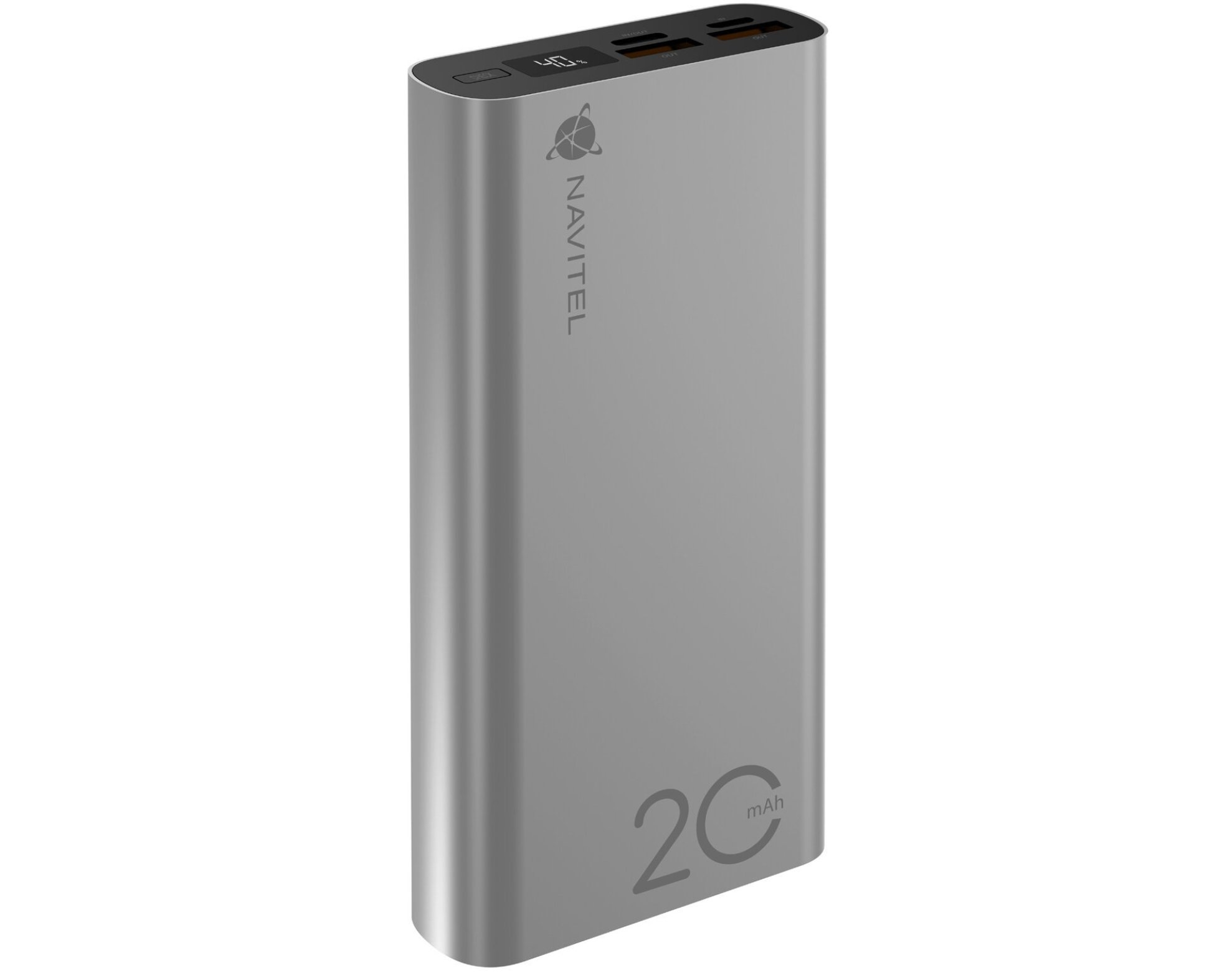 Powerbank NAVITEL PWR20 AL 20000 mAh 22.5W Srebrny