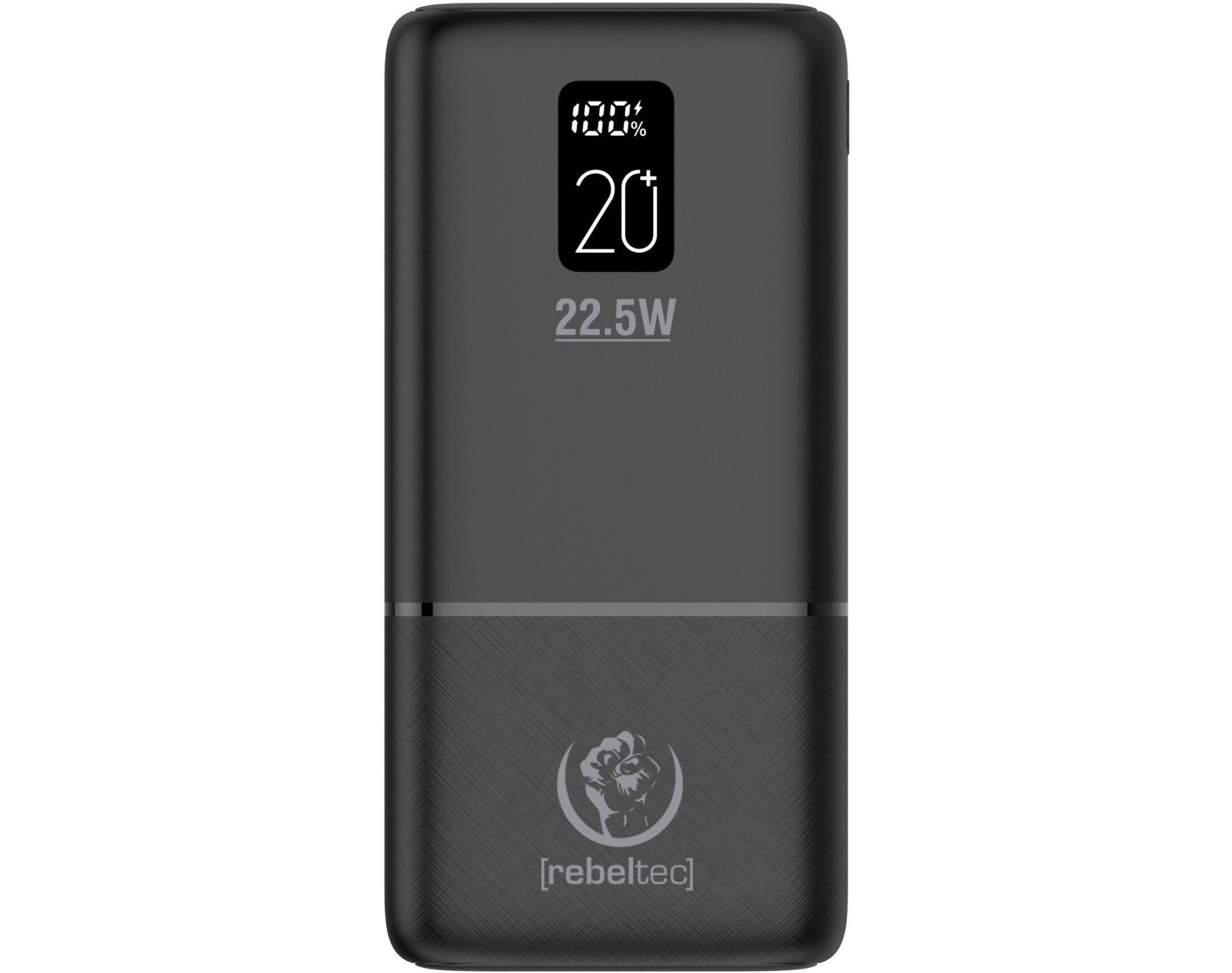 Powerbank REBELTEC P20 LCDPD 20000mAh 22.5W Czarny