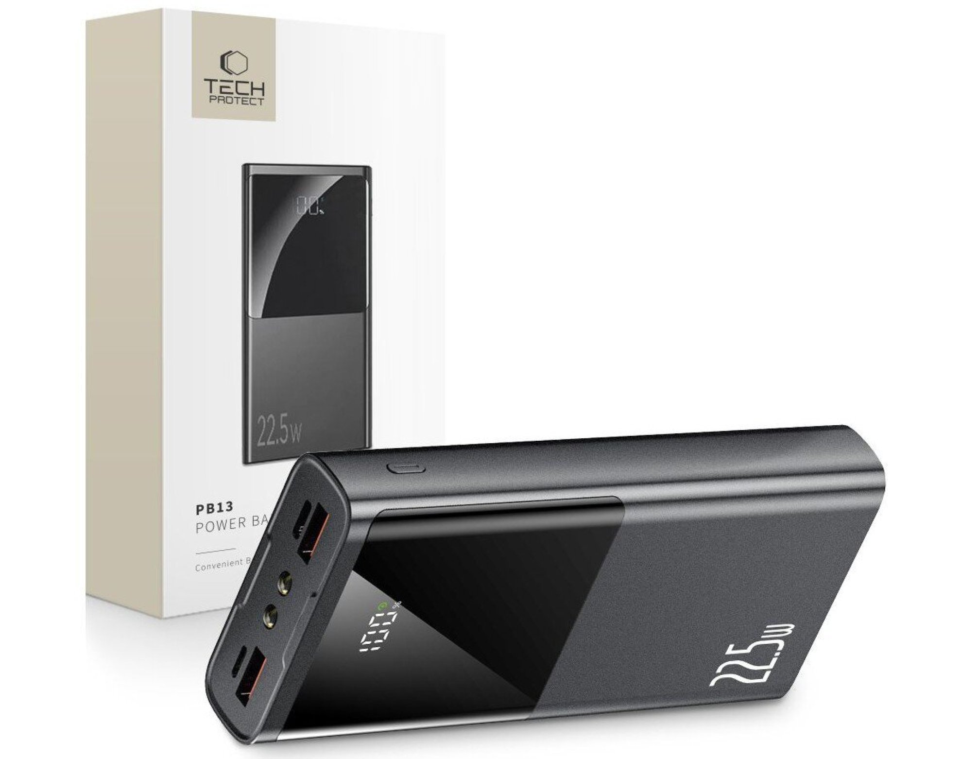 Powerbank TECH-PROTECT PB13-22.5W 20000 mAh 22.5 Szary