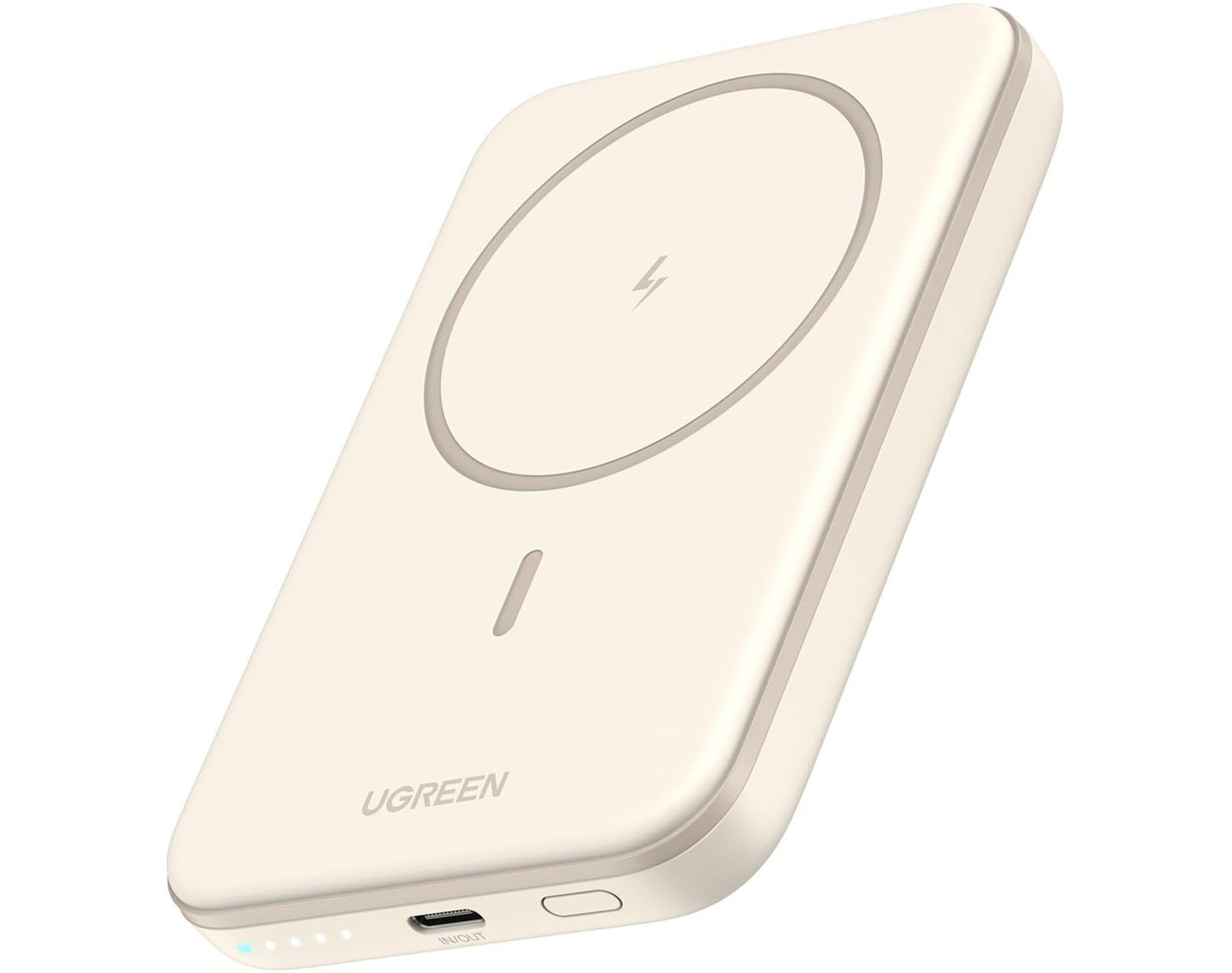 Powerbank UGREEN MagSafe PB560 5000 mAh 15W Beżowy