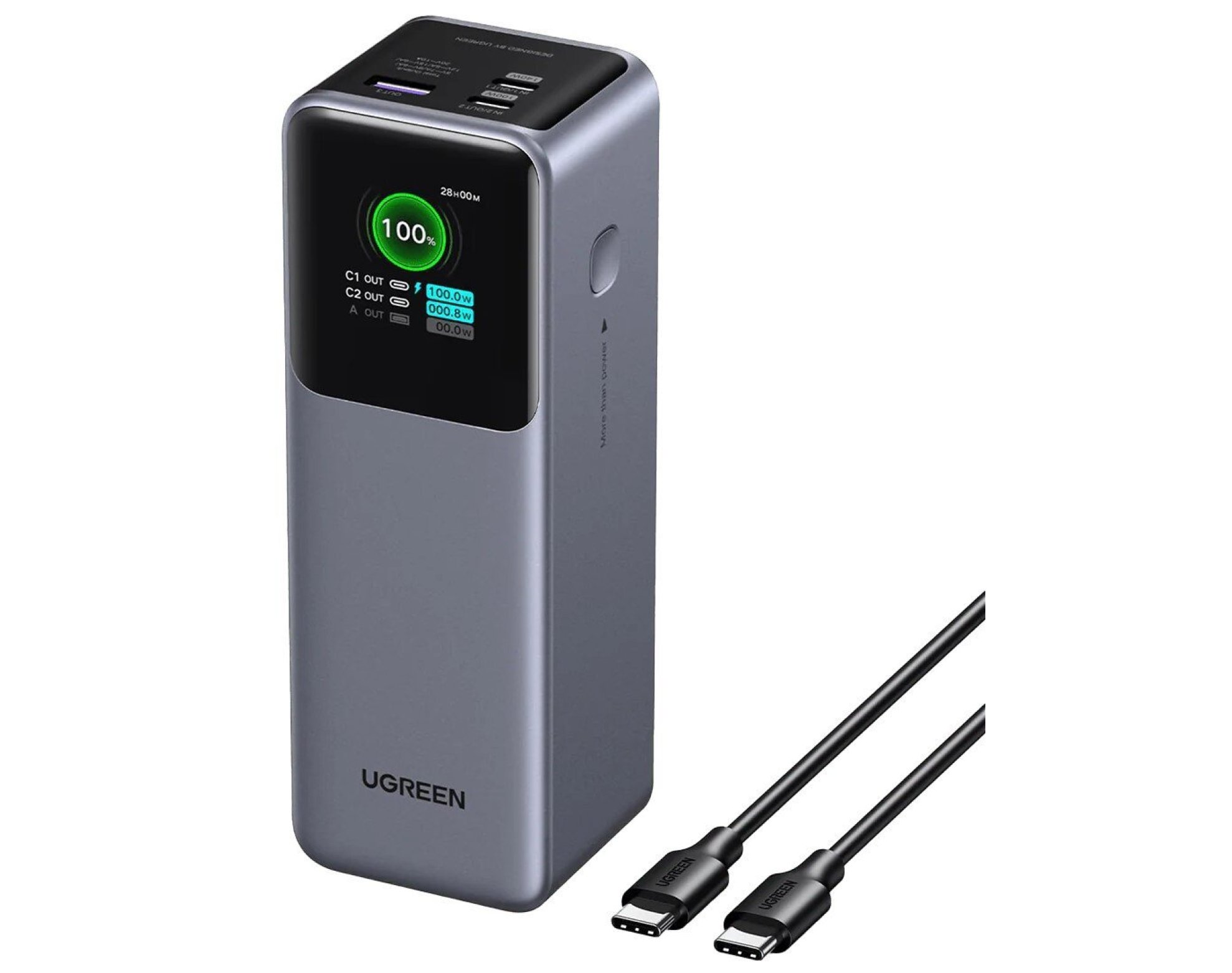 Powerbank UGREEN Nexode 25000 mAh 200W Szary
