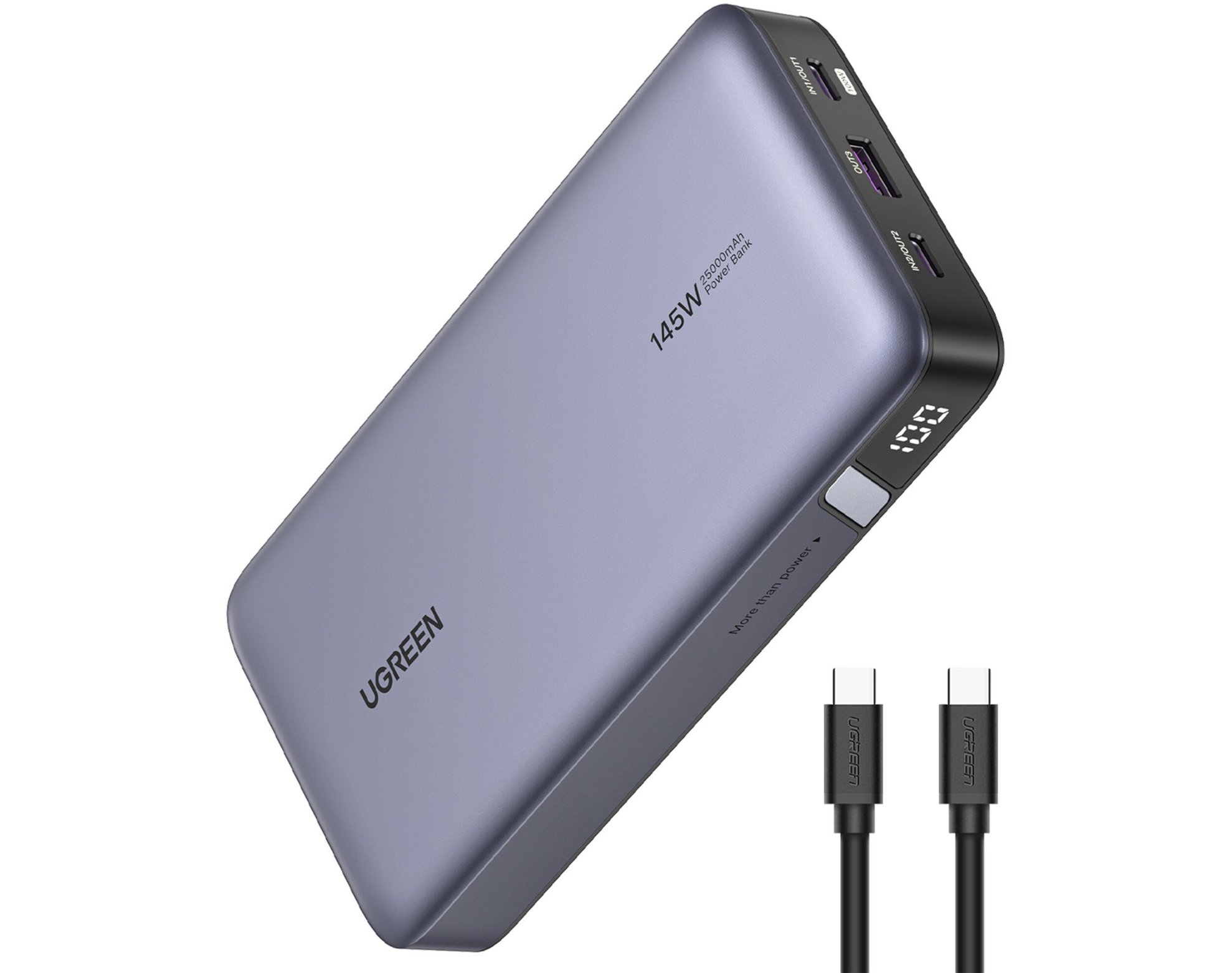 Powerbank UGREEN PB205 25000 mAh 145W Szary