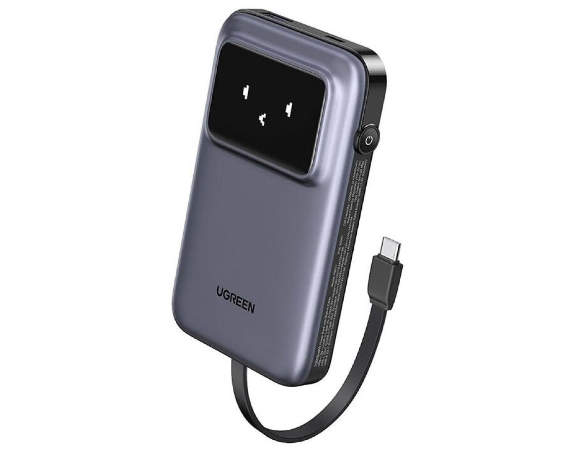 Powerbank UGREEN Uno PB511 10000 mAh 30W Szary