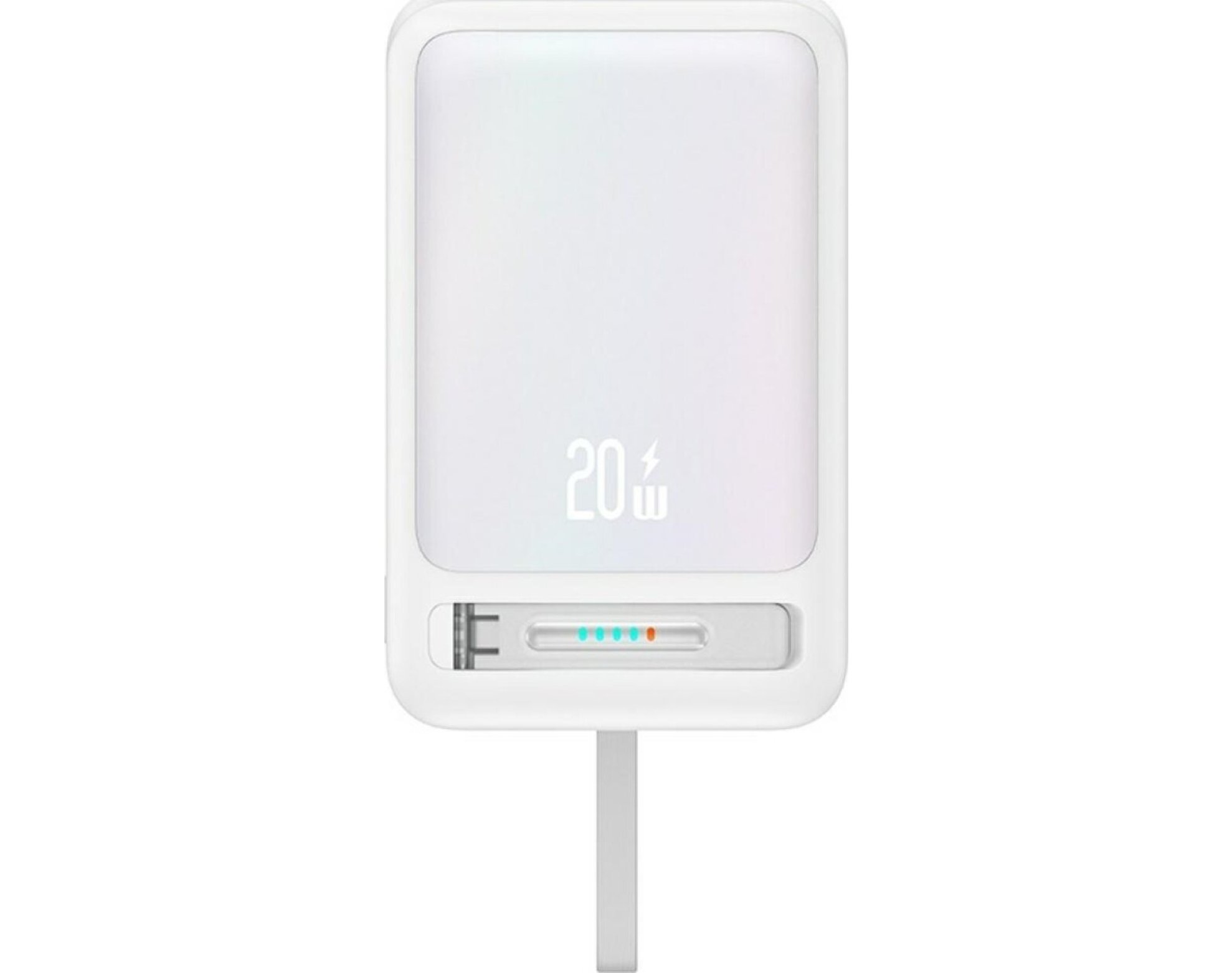 Powerbank USAMS XM Series CD219 Magnetic Wireless 10000 mAh Biały