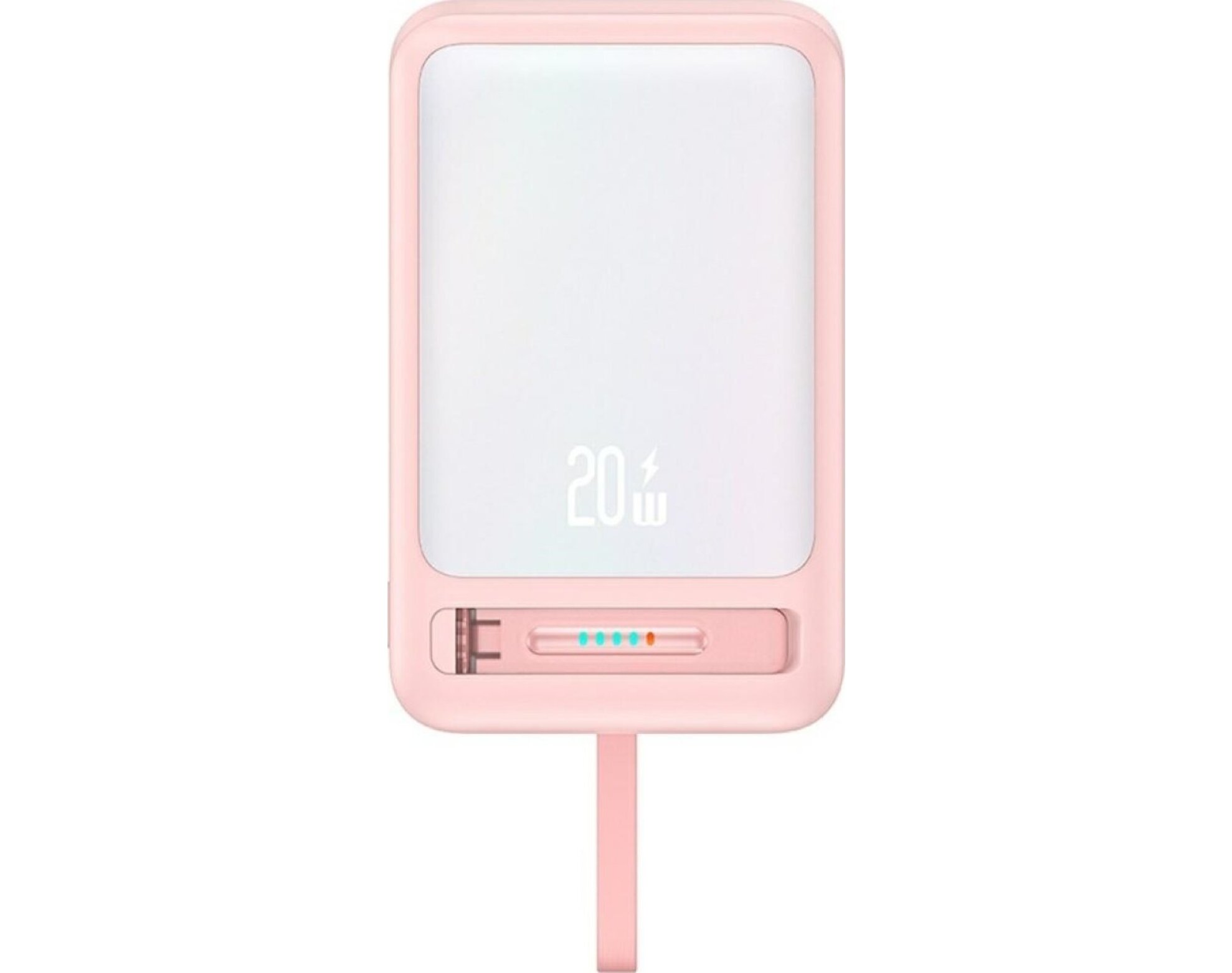 Powerbank USAMS XM Series CD219 Magnetic Wireless 10000 mAh Różowy