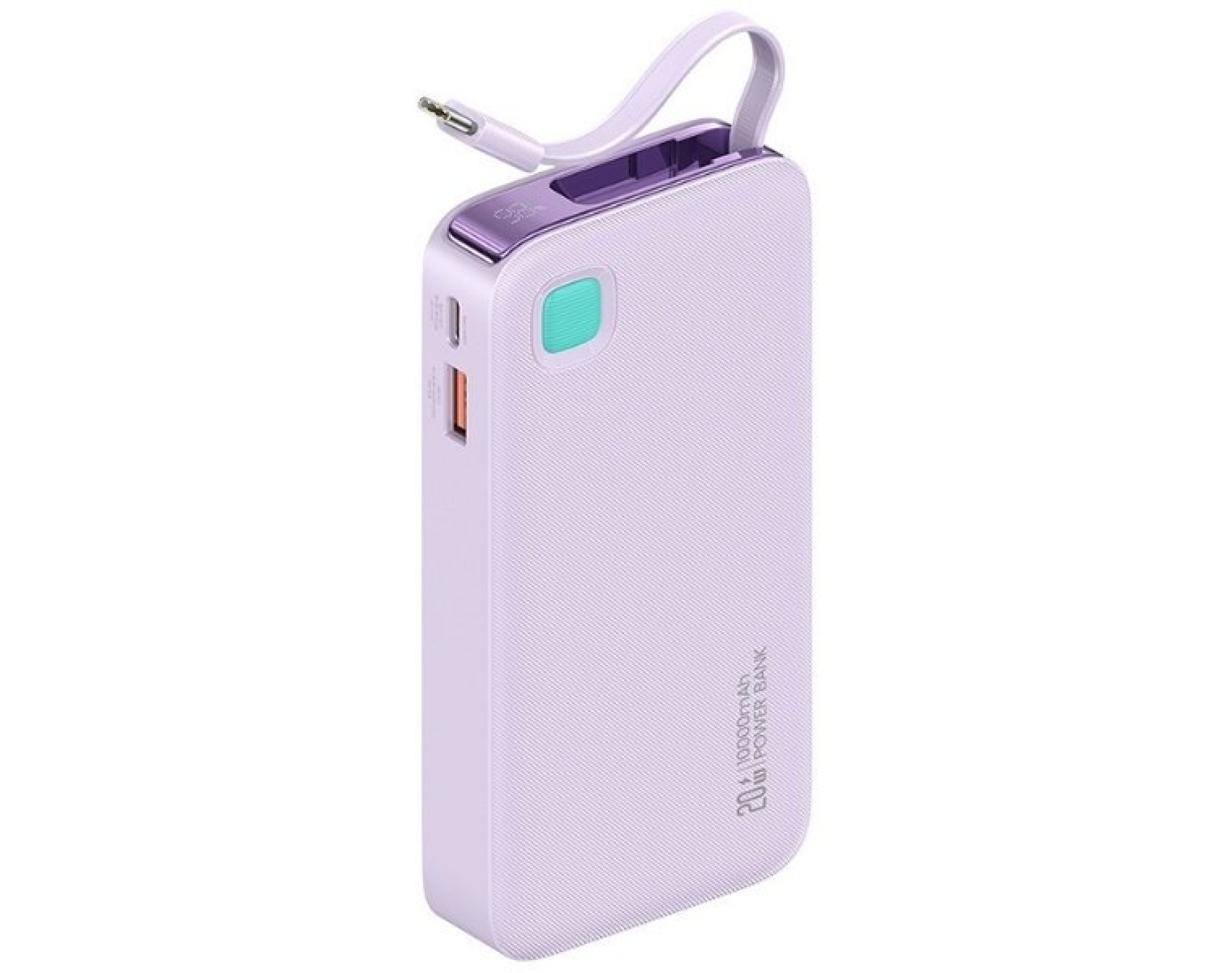 Powerbank USAMS XY Series CD224 10000 mAh 20W Fioletowy