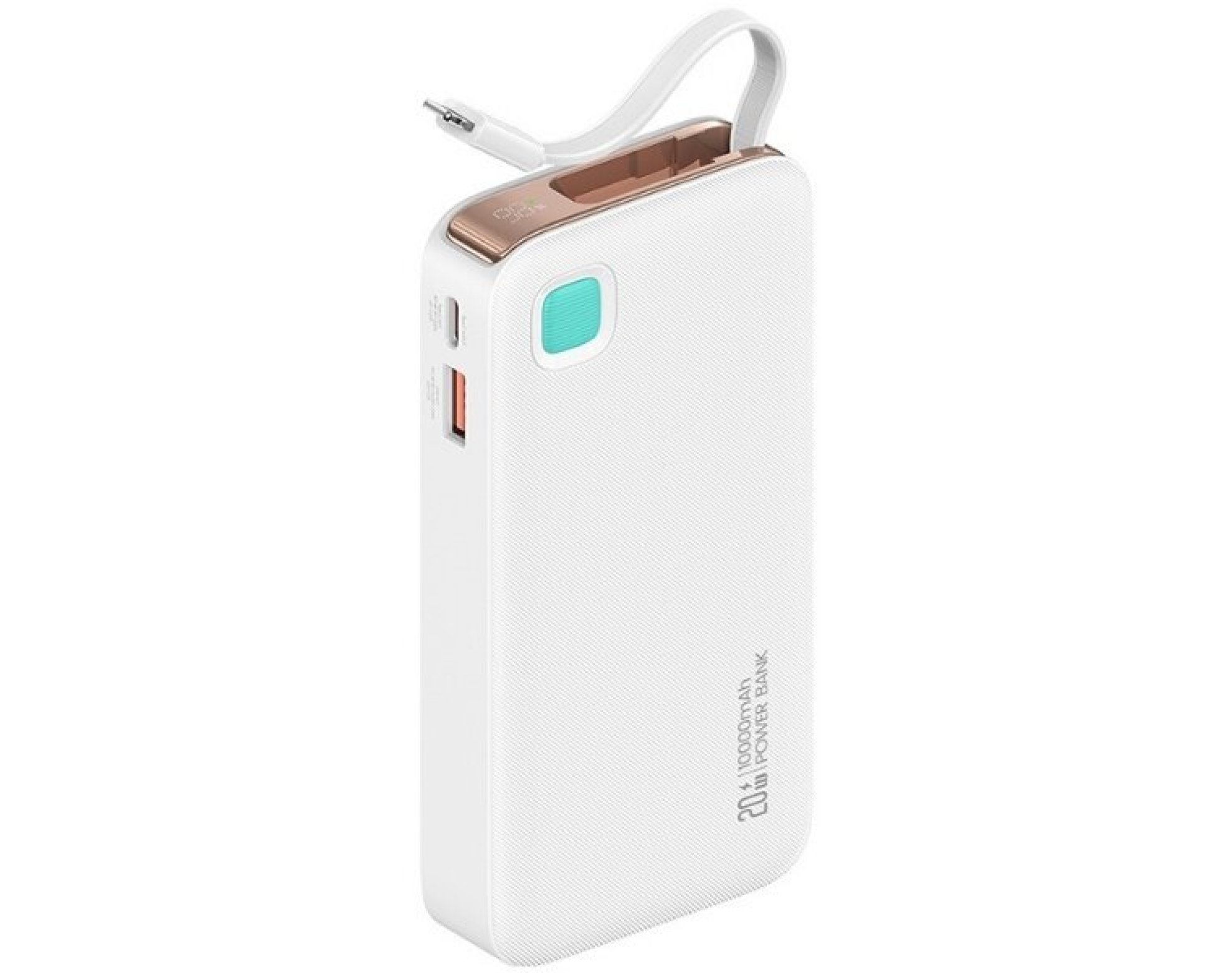 Powerbank USAMS XY Series CD225 10000 mAh 20W Biały