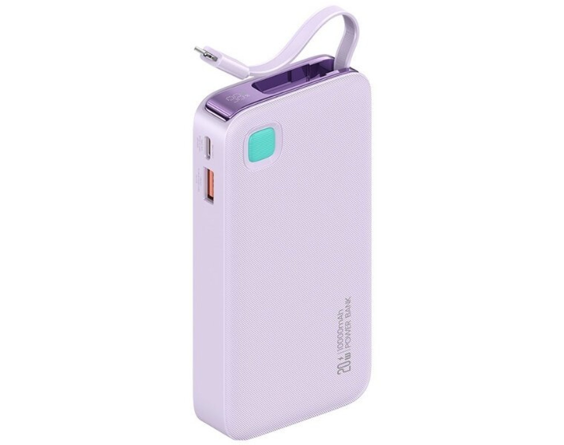 Powerbank USAMS XY Series CD225 10000 mAh 20W Fioletowy