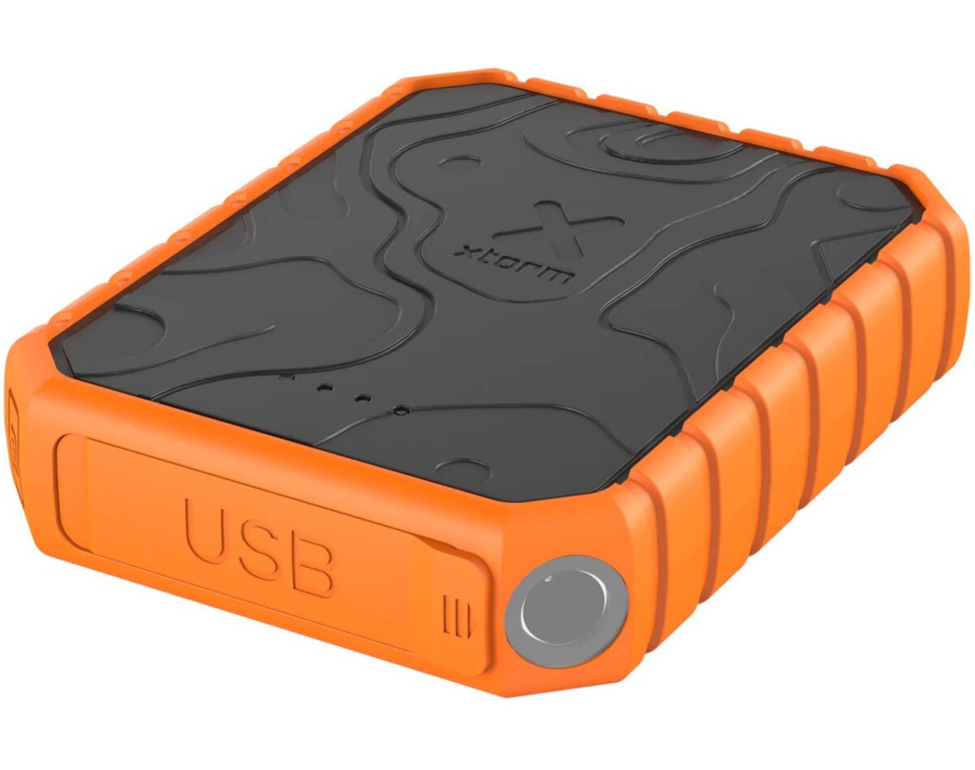 Powerbank XTORM Rugged XR201 10000 mAh 20W Czarno-pomarańczowy