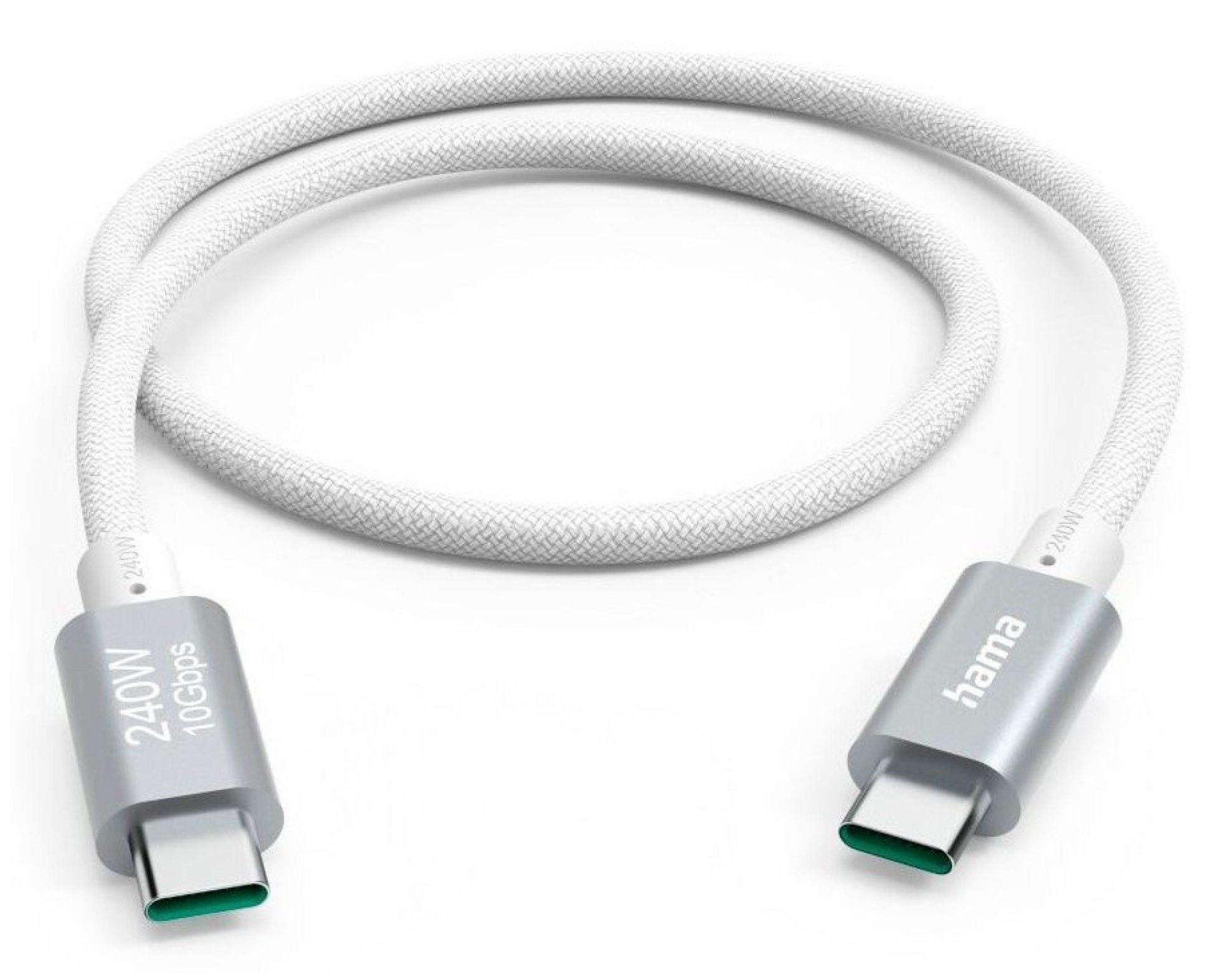 USB Typ-C - USB Typ-C HAMA 201724 240W 1.5 m Biały