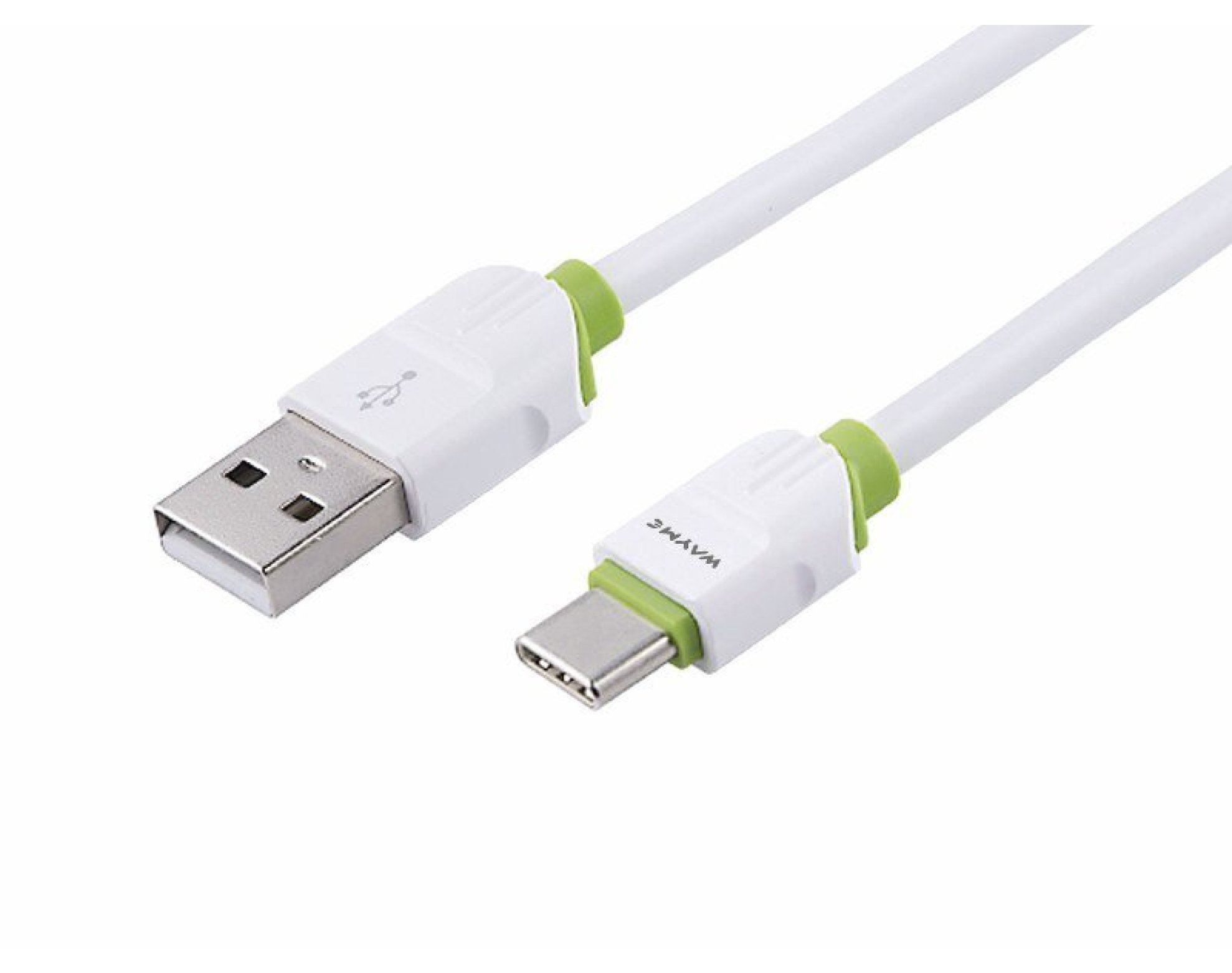 Wayme kabel do ładowania i synchronizacji, silikonowy okrągły, 100 cm, USB > USB-C