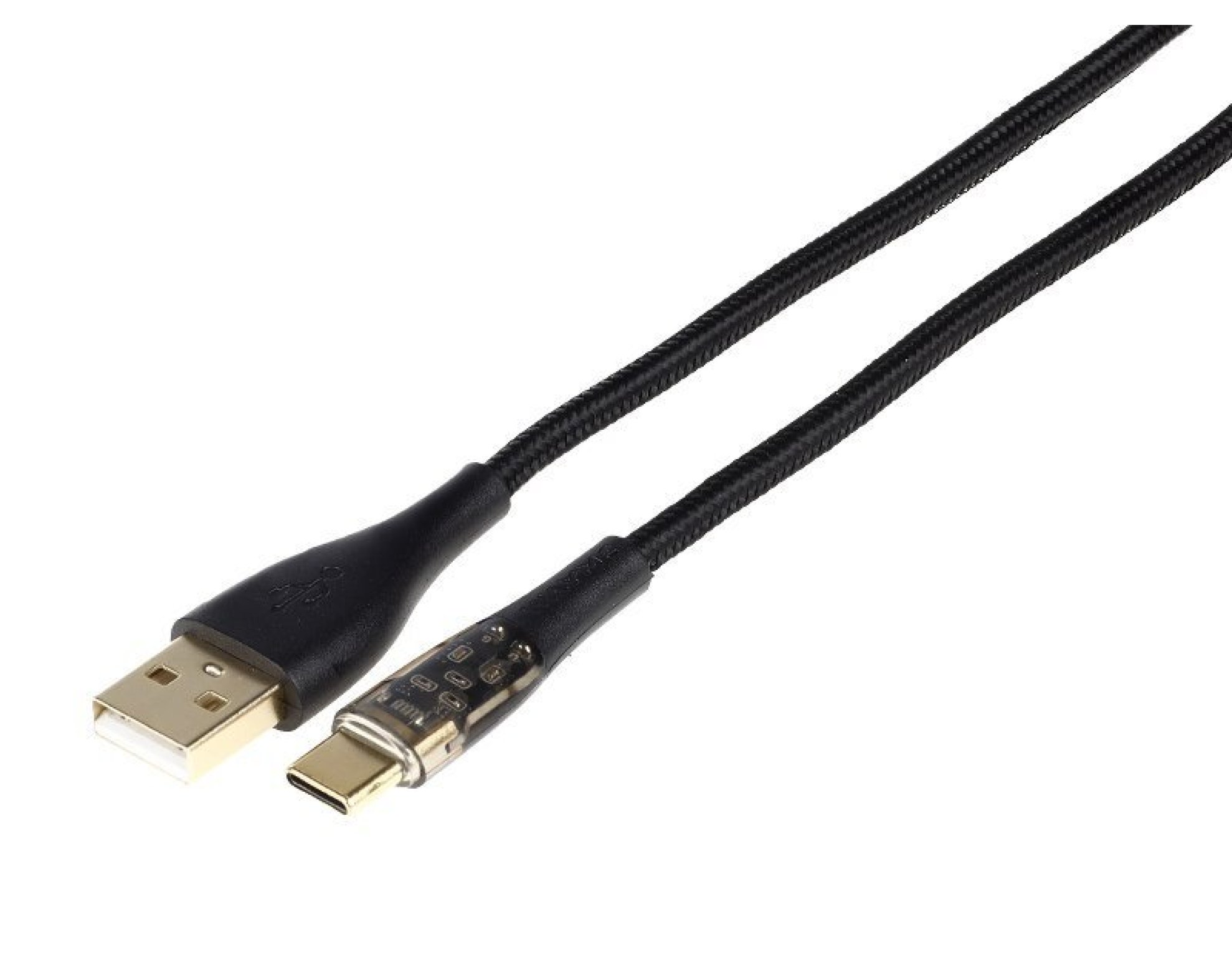 Wayme kabel do ładowania i synchronizacji, w oplocie z mikrofibry, 120 cm, USB > USB-C, max 30W
