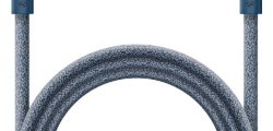 Kabel USB-C - Lightning ENERGEA Flow MFi 60W 1.5 m Niebieski