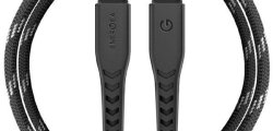 Kabel USB-C - Lightning ENERGEA Nyloflex MFI 1.5 m Czarny