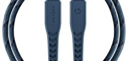 Kabel USB-C - Lightning ENERGEA Nyloflex MFI 1.5 m Niebieski