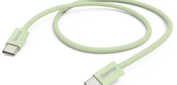 Kabel USB-C - USB-C HAMA 201726 60W 1 m Zielony