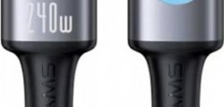 Kabel USB-C - USB-C USAMS Huan Series SJ751 240W 1.2 m Szary