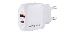 WAYME Ładowarka sieciowa 20W USB-C PD + QC3.0