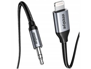 Innostyle Kabel Aux Do iPhone Przejściówka Adapter Lightning Mini Jack 1M