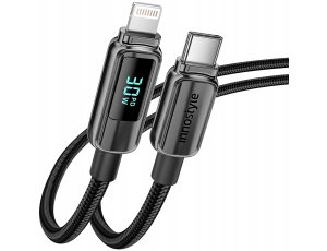 Innostyle kabel z wyświetlaczem USB-C Lightning do iPhone 12 13 14 30W 1M