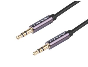 Kabel audio 300 cm, w oplocie z tworzywa TPE, jack > jack (AUX 3.5mm)