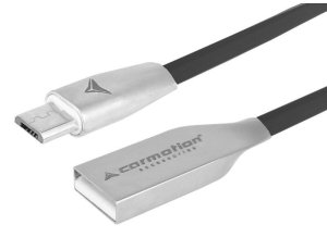 Kabel do ładowania i synchronizacji, 120 cm, USB > micro USB, czarny