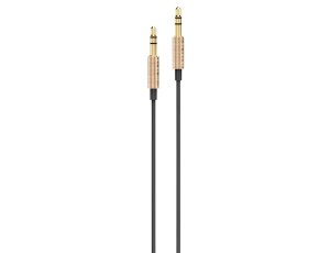 Kabel Jack 3.5 - Jack 3.5 AWEI AUX-001 Czarno-złoty