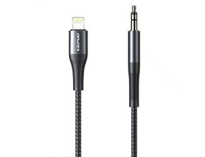 Kabel Lightning - Jack 3.5 mm AWEI CL-116L 1 m Szary