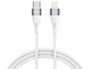 Kabel Lightning - USB-C WOZINSKY WSTCL1 27W 1 m Biały