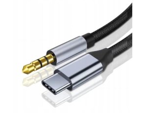 Kabel przejściówka adapter USB-C mini jack 3,5mm aux dac 1,5m Zenwire zc-19