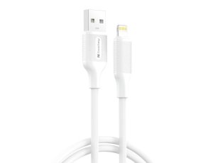 Kabel USB-A — Lightning ENCORE ENERGY MD-DTAL1W 1m Biały