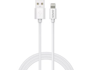 Kabel USB-A - Lightning SAVIO CL-192 1m Biały