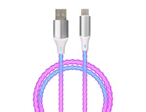 Kabel USB-A - USB-C QUALO Ultimate QCS-AC-00 1 m Biało-srebrny