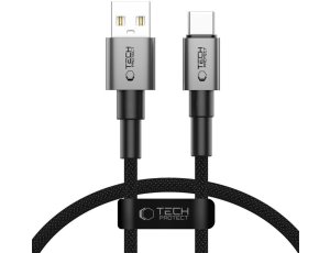 Kabel USB-A - USB-C TECH-PROTECT UltraBoost DNA 15W 0.25 m Szary