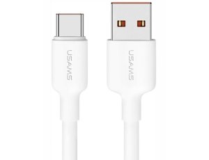 Kabel USB-A - USB-C USAMS US-SJ603 U84 3A 3 m Biały