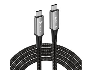 Kabel USB-C 4.0 REAGLE RUC200P3 - 2M PD 240W 8K 40 Gbps Thunderbolt 3 do laptopa Macbook Pro Air